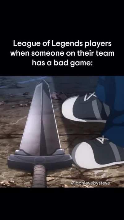 Its What They Deserve For Losing Lane, How Dare They Go 1/6 And Inconvenience Me By Costing Me LP /s