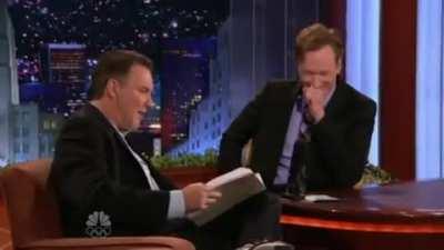 Norm Macdonald reads some more jokes to Conan
