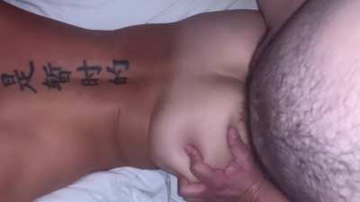 Left his hole so open in case he wanted more dick