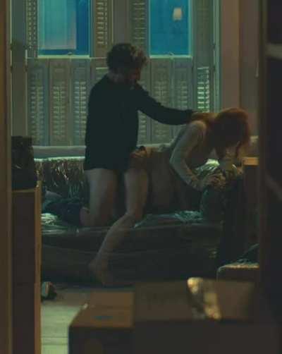 Jessica Chastain taking it hard doggystyle