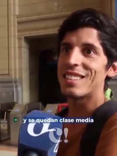 + ¿Por qué crees que perdió el KIRCHNERISMO las elecciones? 
- Porque estamos en una sociedad DESCLASADA que solo mira el programa de TREBUCQ