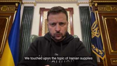 President Zelensky's Latest Address. 21/10/22. Duration 6m06. English Subtitles.