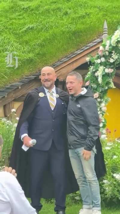 When a real hobbit shows up to your hobbit wedding