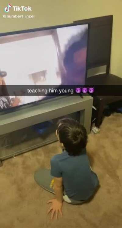 Teaching him right