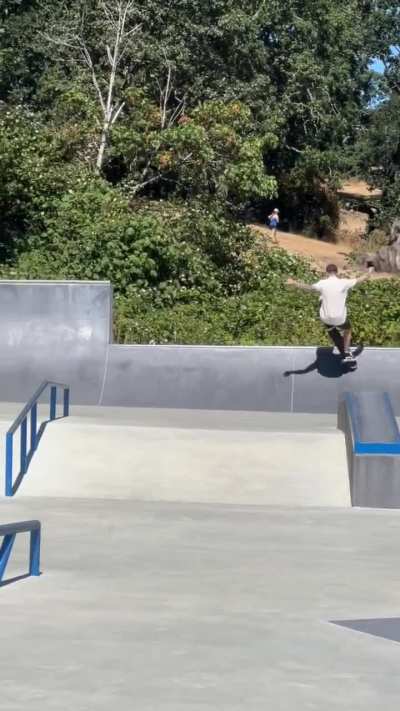 Warm up line at the skatepark