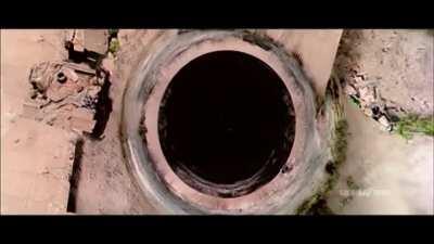 When you get pushed into Ilios Well