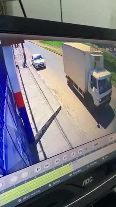 Walking on the sidewalk would be too much to ask for.