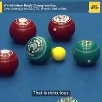 this happened at World Indoor Bowls Championships