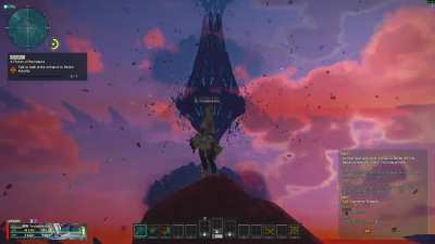 Enjoying the view with Elf kun