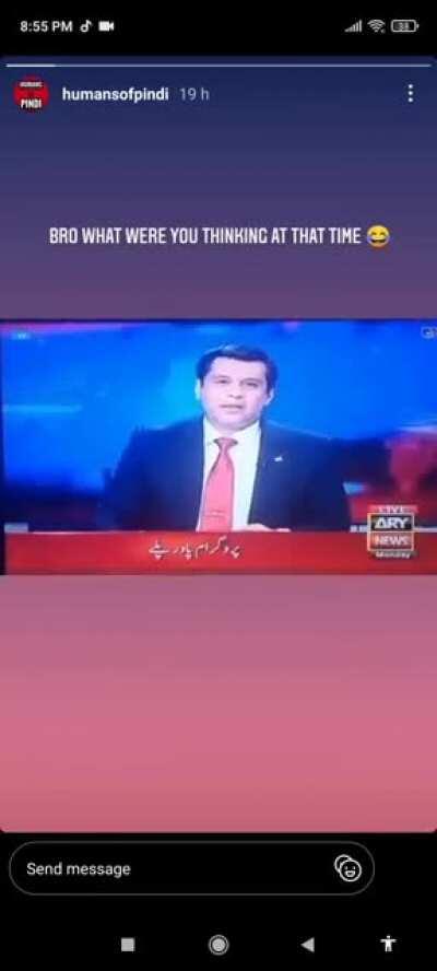 Control Anchor sahab controlll... Ma man was having flashbacks Rotf