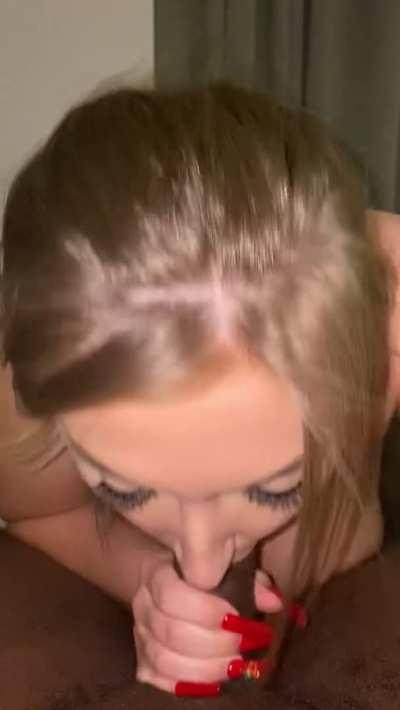 I’ll keep you in my throat while you cum