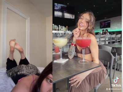 pretty girl in the pose