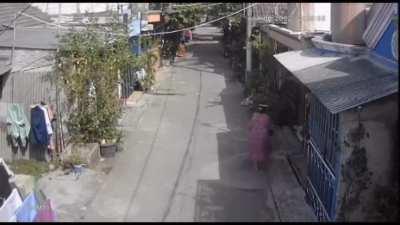 WCGW spraying water on Cat