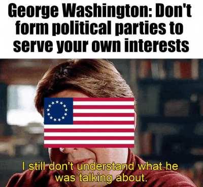 George had the right idea