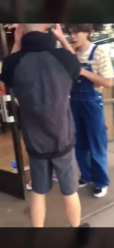 Flirting with a girl right in front of their boyfriend