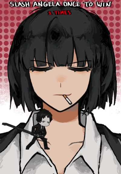 Slash Angela once to win. [@yweru_0]