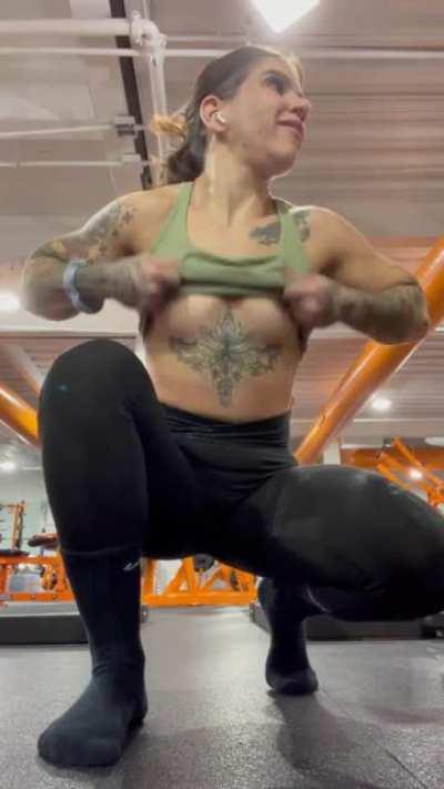 Gym titties