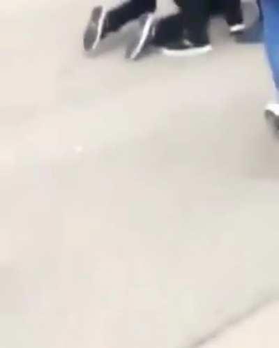 Bully gets what’s coming to him. KO.