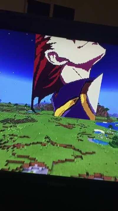 Hisoka looking at the sky 😍 it took 24hr #minecrafte