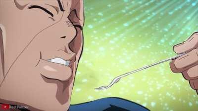 Grubhub Ad but it's Okuyasu eating Italian Food