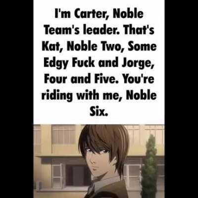 Halo Reach, except it's anime gifs