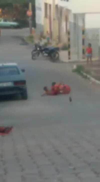 Sliding down a hill with no supervision