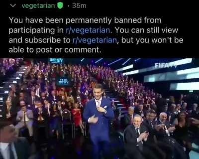 A great achievement. Now let's get banned from r/vegan