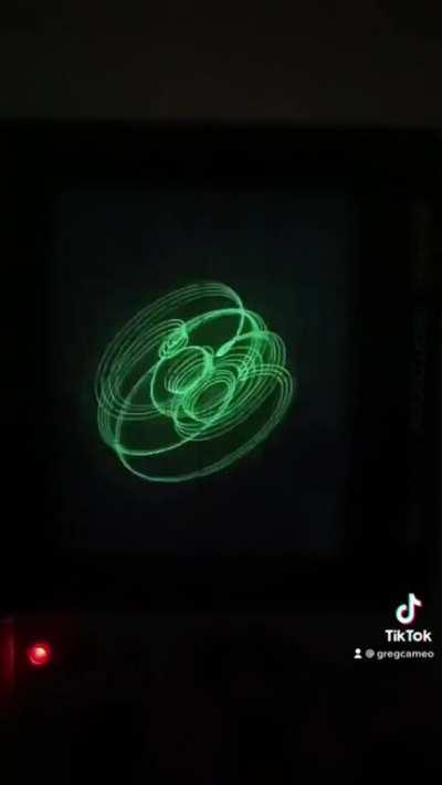 Covering No Surprises on my oscilloscope