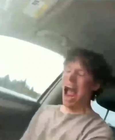 Running into someone on the street: