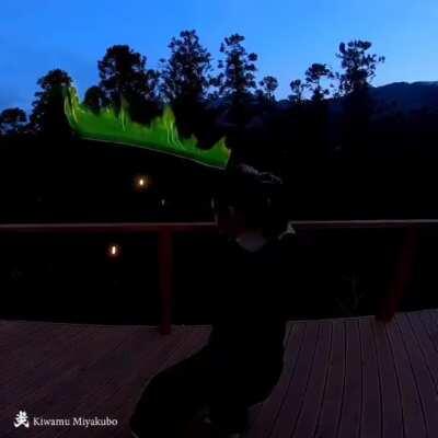 [Art] Green-flame blade?