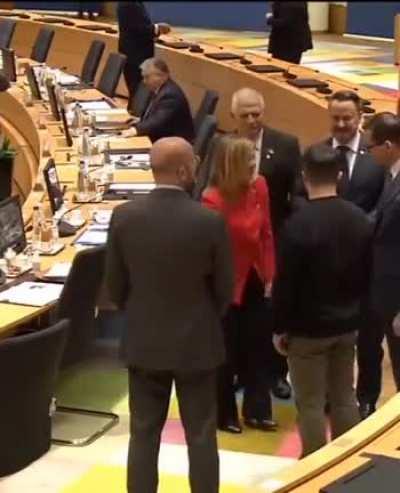 How credible is pretending to be busy so you don't have to talk to Zelenkyy?