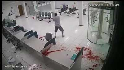 Bank robbery gone way wrong .