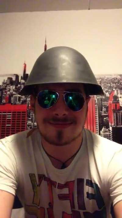 Remember, always wear a helmet, especially when you&lsquo;re drunk and two friends are gonna throw shit at your head.