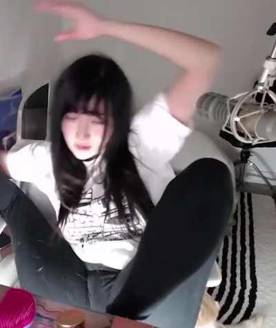 Aria being flexible