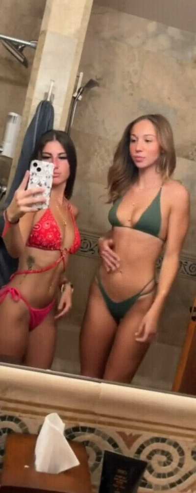 Which one of us are you choosing to fuck first at the sleepover? L or R?