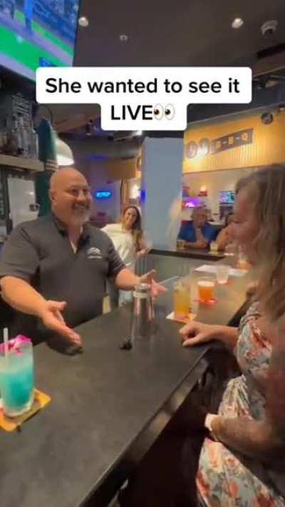 When your local bartender executes sleight of hands effortlessly