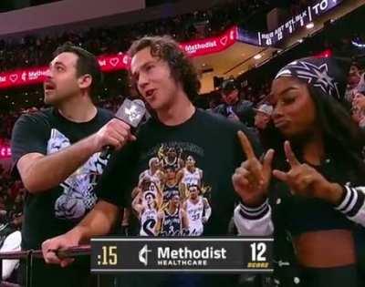 Trying her hardest to be the center of attention