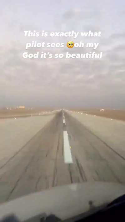 Time lapse of a pilot's view during flight.