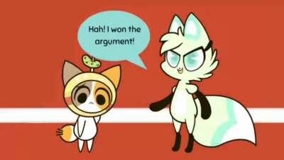 She won the argument