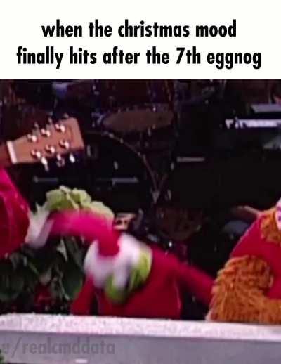 When the Christmas spirit starts to take hold