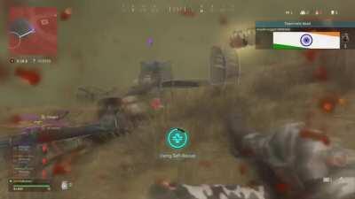 Squad mate made the ultimate sacrifice to help us secure the win.