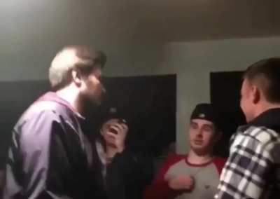 Knockout at the ΦΑΓ frat house: Initiates trade beer pong for beatdowns