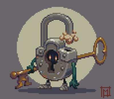 Little padlock gremlin