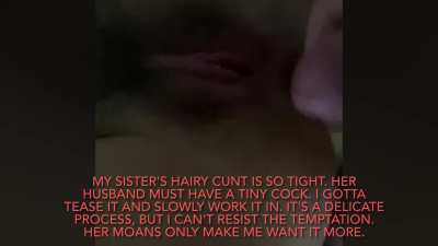 My sister invited me over to hang out because her husband was out of town. I didn’t realize until I got there what she meant by hangout