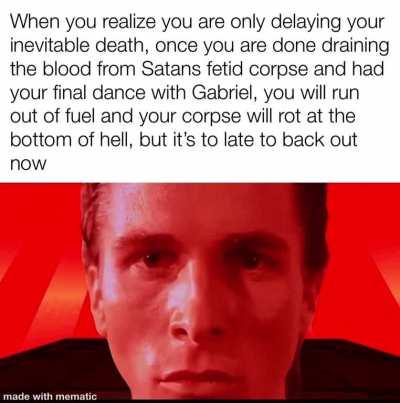 I must keep going deeper.