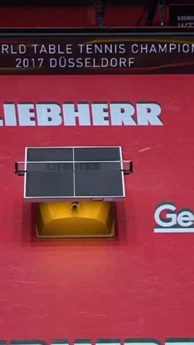 Insane table tennis rally