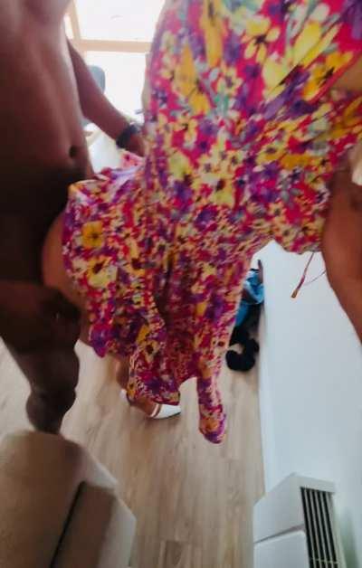 My husband got home from work to find this.. 