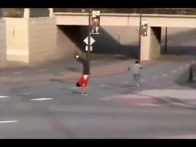 HMRB while I bomb the hill standing on my hands