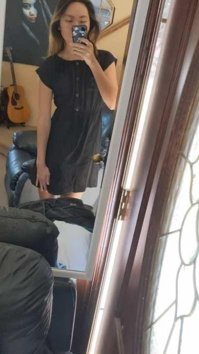 Do you think anyone will notice I'm not wearing panties?