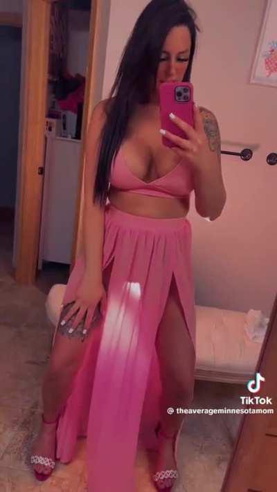 Clear see through pink 😻